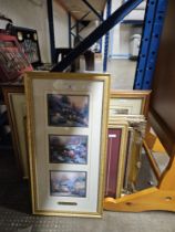 QUANTITY OF VARIOUS FRAMED PRINT PICTURES