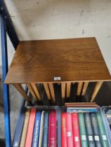 1970'S TEAK NEST OF 5 TABLES