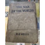 THE WAR OF THE WORLDS FIRST EDITION, FIRST STATE, SOME RESTORATION OVER THE YEARS, 1 PAGE MISSING