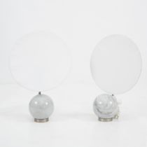 Coppia di lampade a sfera