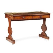 REGENCY MAHOGANY WRITING TABLE