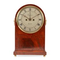 SCOTTISH REGENCY MAHOGANY BRACKET CLOCK, BY JOHN URQUHART, PERTH