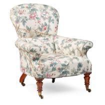VICTORIAN UPHOLSTERED ARMCHAIR