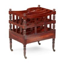 WILLIAM IV MAHOGANY CANTERBURY