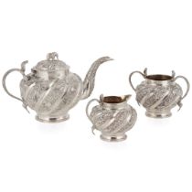 An Indian three-piece tea-service