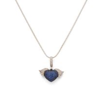 Theo Fennell: A sapphire and diamond 'Art' pendant