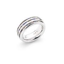 A sapphire eternity ring