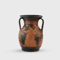 APULIAN RED FIGURE LEKYTHOS, ATTRIBUTED TO THE TRURO PAINTER, LECCE GROUP