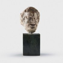 ROMAN MARBLE HEAD OF PAN