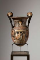 ANCIENT GREEK VOLUTE KRATER ATTRIBUTED TO THE WHITE SACCOS PAINTER