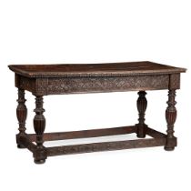 JACOBEAN CARVED OAK CENTRE TABLE