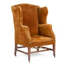 GEORGE III WING ARMCHAIR