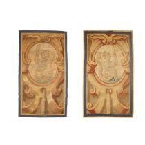 PAIR OF TAPESTRY PANELS