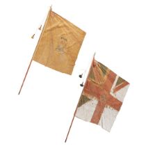 KING'S COLOUR AND REGIMENTAL COLOUR FOR THE EASTERN REGIMENT, 2ND MIDLOTHIAN VOLUNTEERS