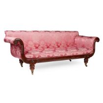 SUITE OF REGENCY MAHOGANY SEAT FURNITURE, ATTRIBUTED TO WILLIAM TROTTER