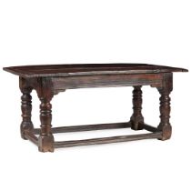 CHARLES I SMALL OAK CENTRE TABLE