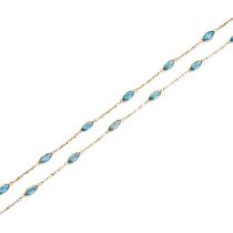 A topaz neck chain