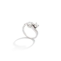 A diamond 'Toi et Moi' ring