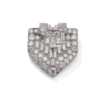 Cartier: A diamond brooch, circa 1935