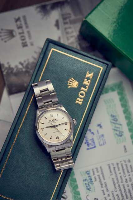 Rolex. An unusual stainless steel automatic wristwatch - Image 2 of 2