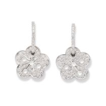Boodles: A pair of diamond 'Blossom' earrings
