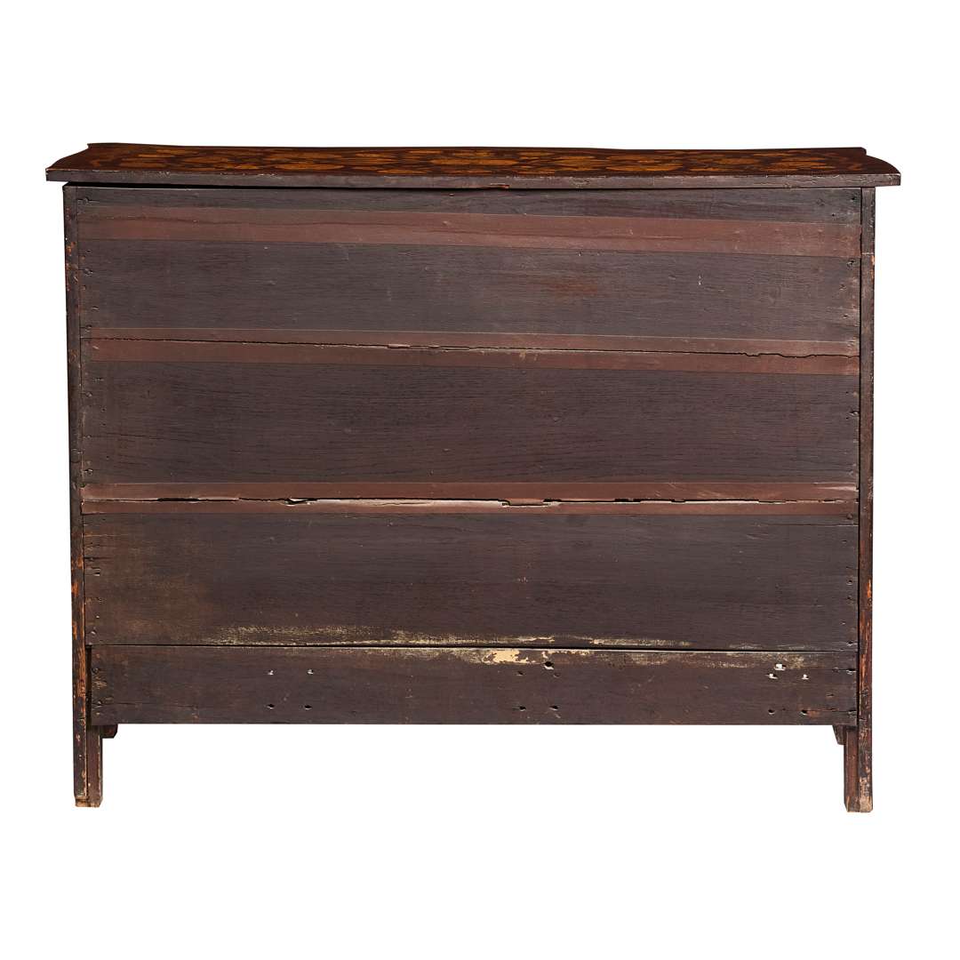 DUTCH WALNUT AND MARQUETRY SERPENTINE COMMODE - Image 2 of 10