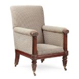 REGENCY UPHOLSTERED ARMCHAIR