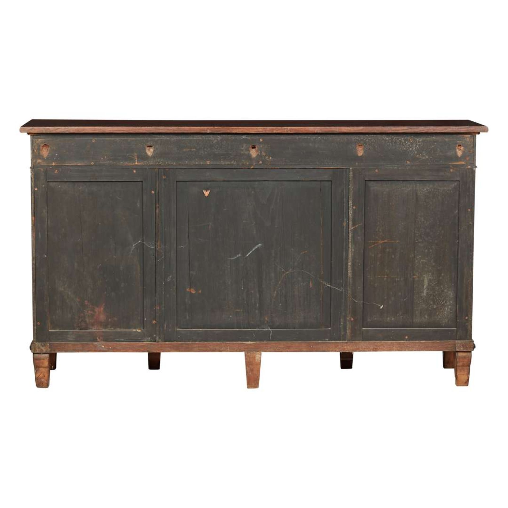 REGENCY OAK AND BRASS INLAID SIDE CABINET, BY ELIEZER PORTER, LINCOLN - Image 3 of 3