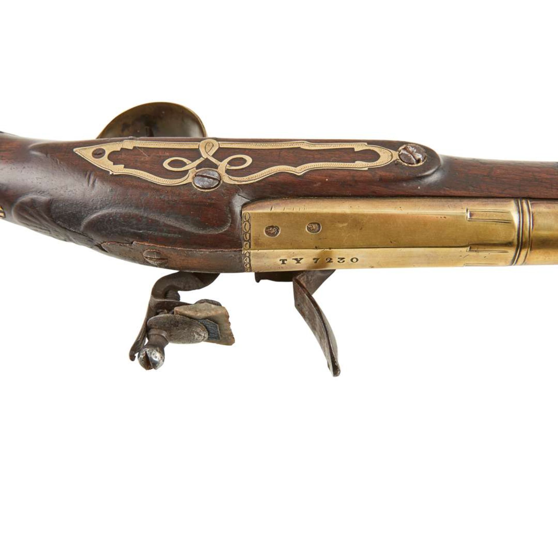 BRASS-BARRELLED FLINTLOCK BLUNDERBUSS, BY KETLAND & CO, BIRMINGHAM & LONDON - Image 4 of 5