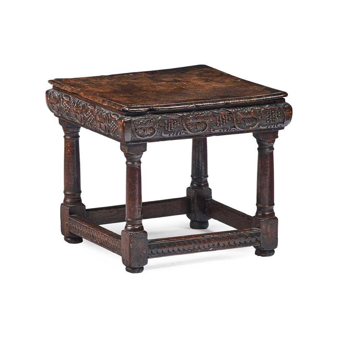 ELIZABETH I / JAMES I OAK JOINT STOOL