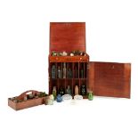 GEORGE III MAHOGANY APOTHECARY'S CASE