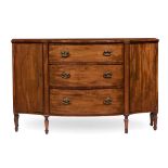 GEORGE III MAHOGANY SERPENTINE SIDE CABINET, ATTRIBUTED TO GILLOWS