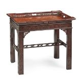 GEORGE III MAHOGANY TRAY TABLE