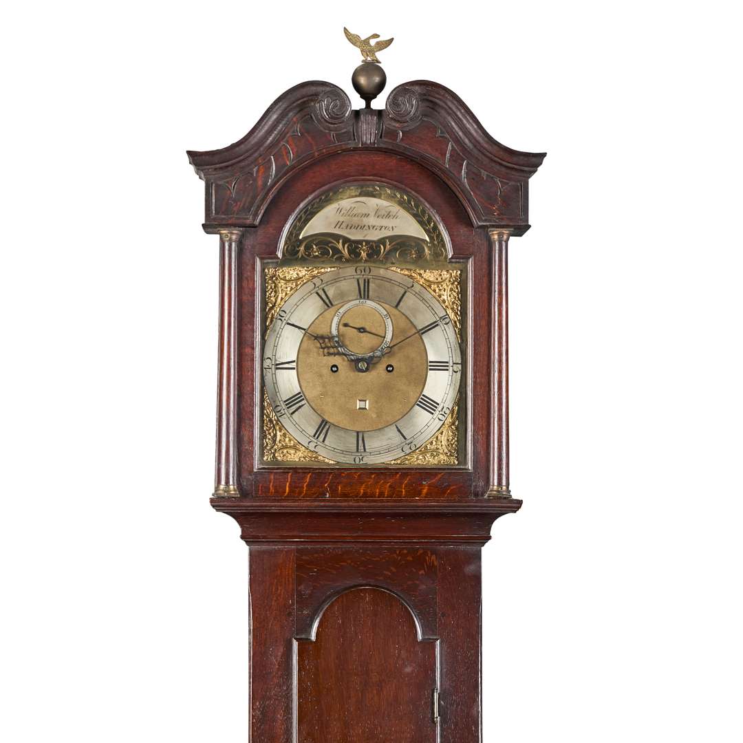 SCOTTISH GEORGE III OAK LONGCASE CLOCK, BY WILLIAM VEITCH, HADDINGTON - Image 3 of 3