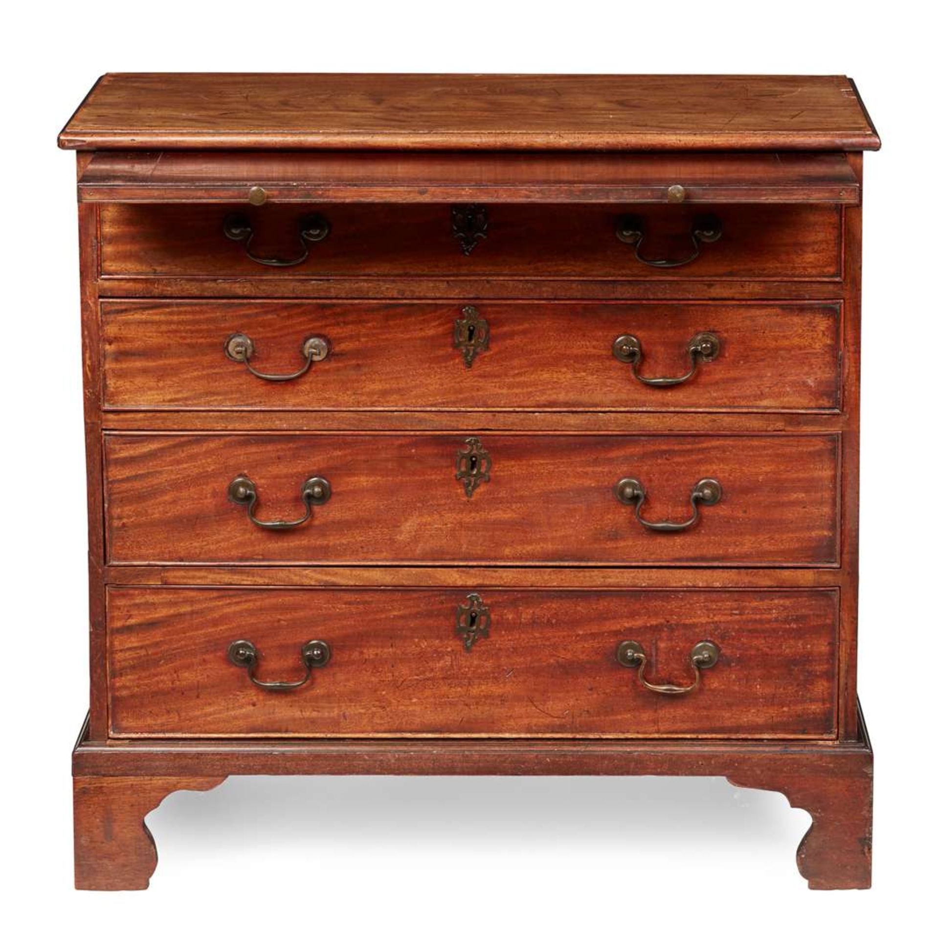 GEORGE III MAHOGANY SMALL CHEST OF DRAWERS - Image 2 of 3