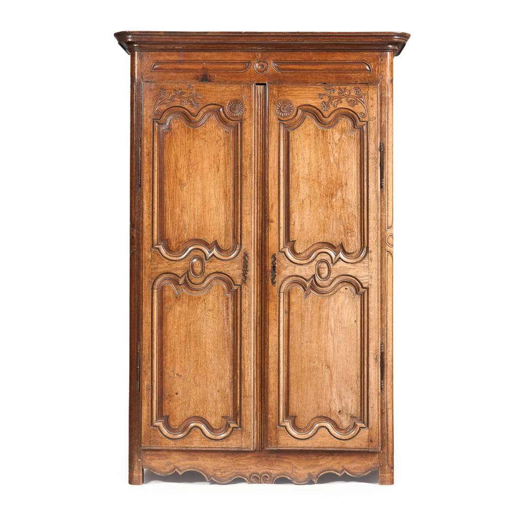 FRENCH PROVINICAL OAK ARMOIRE