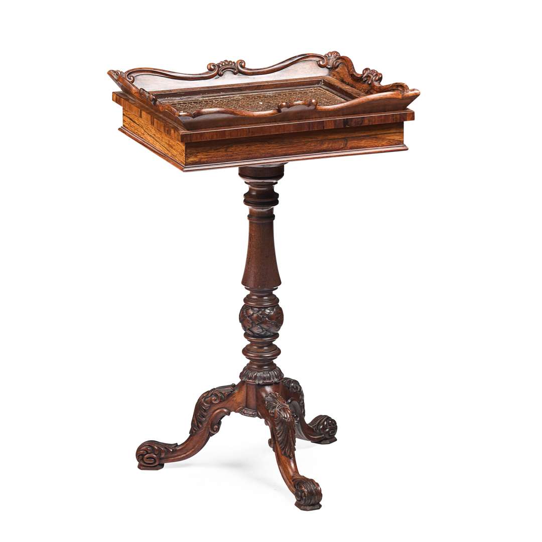 GEORGE IV ROSEWOOD JARDINIERE TABLE, ATTRIBUTED TO GILLOWS - Image 2 of 2