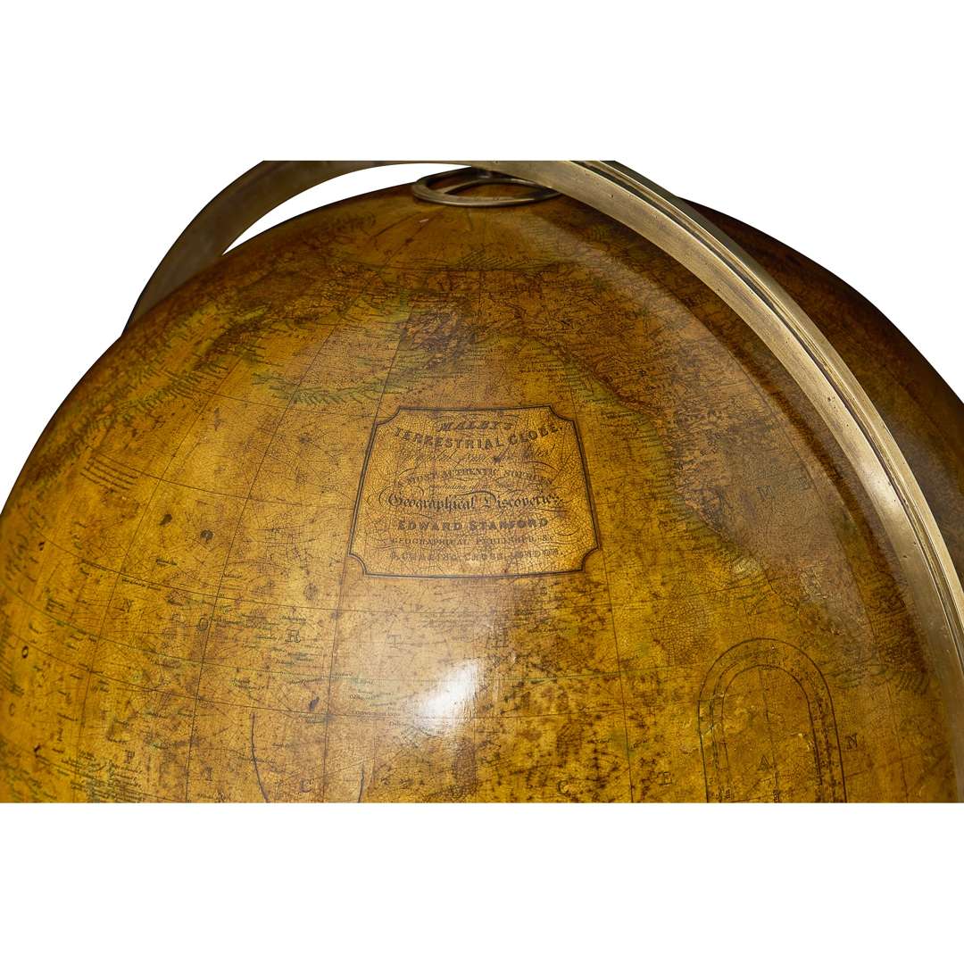 MALBY'S 18 INCH LIBRARY GLOBE AND STAND - Bild 2 aus 2