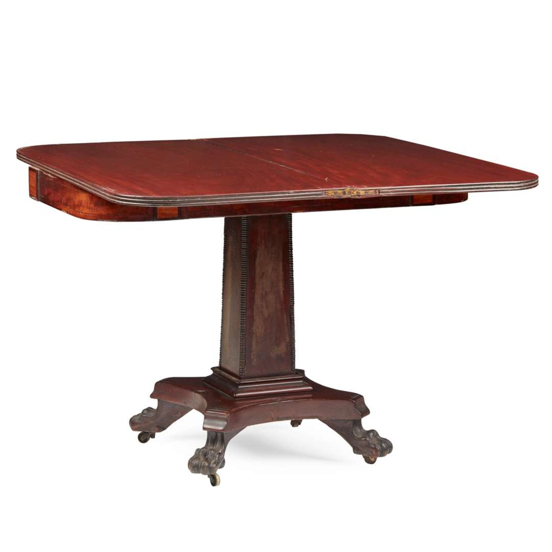 REGENCY MAHOGANY TEA TABLE - Image 2 of 2