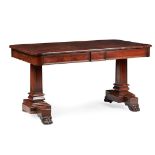 GEORGE IV ROSEWOOD LIBRARY TABLE