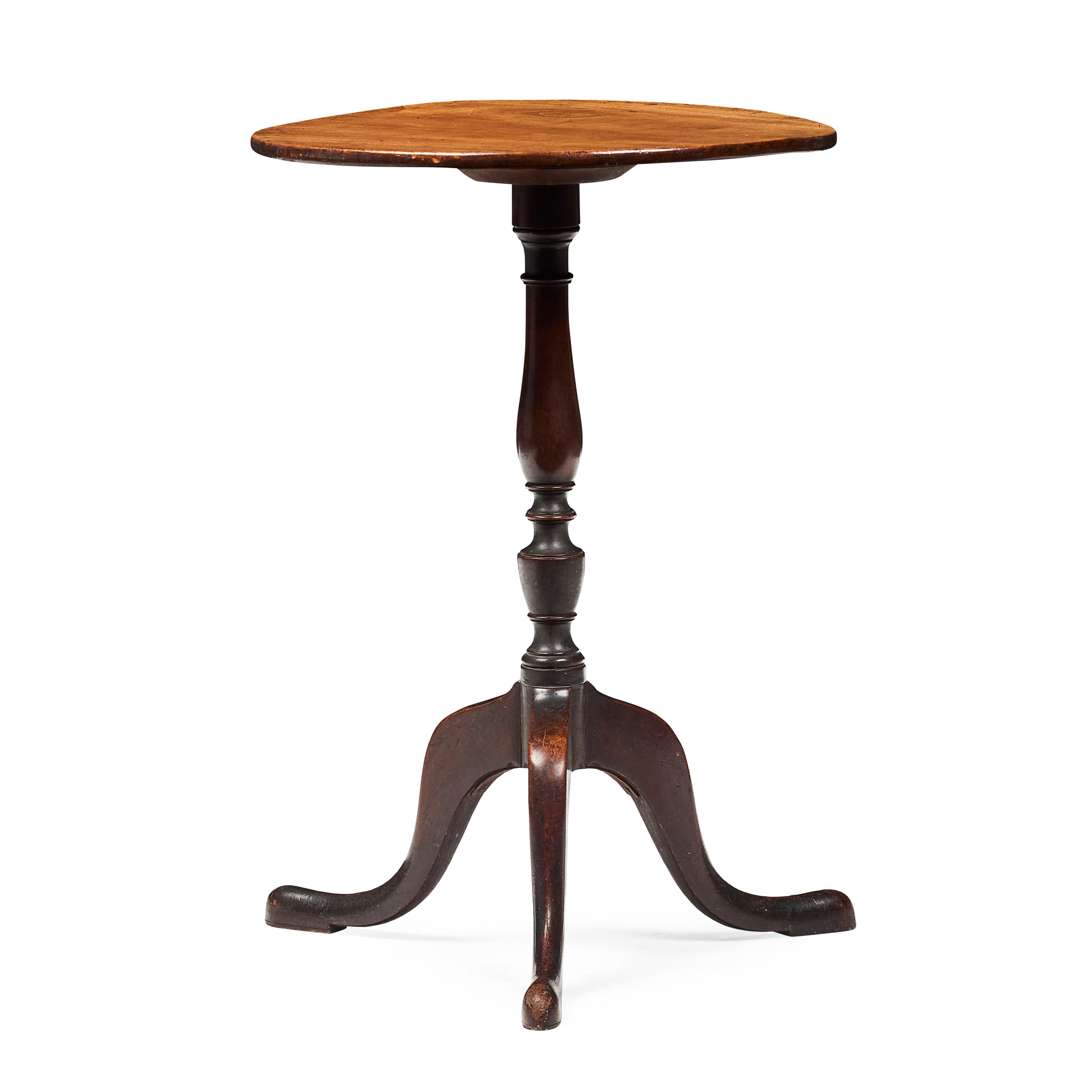 GEORGE III MAHOGANY WINE TABLE