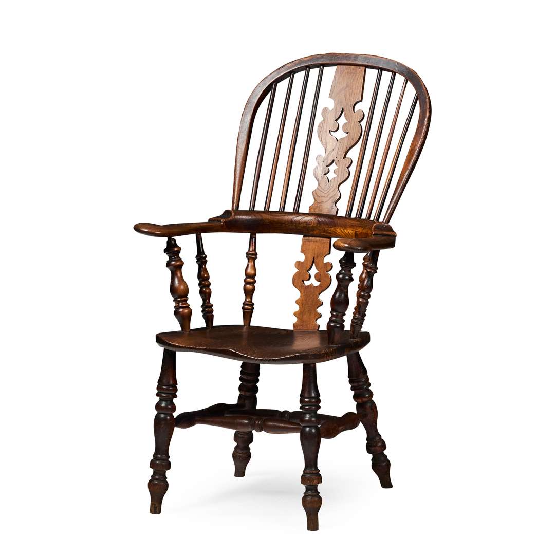 TWO WINDSOR ARMCHAIRS - Image 2 of 2