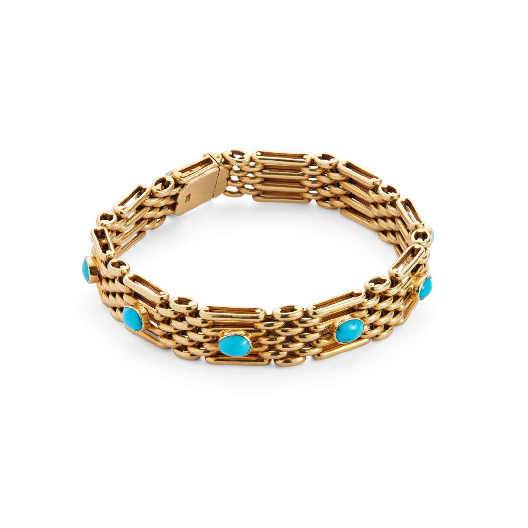 A turquoise bracelet