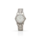 Ebel. A fine, elegant and unusual Ladies platinum quartz bracelet watch