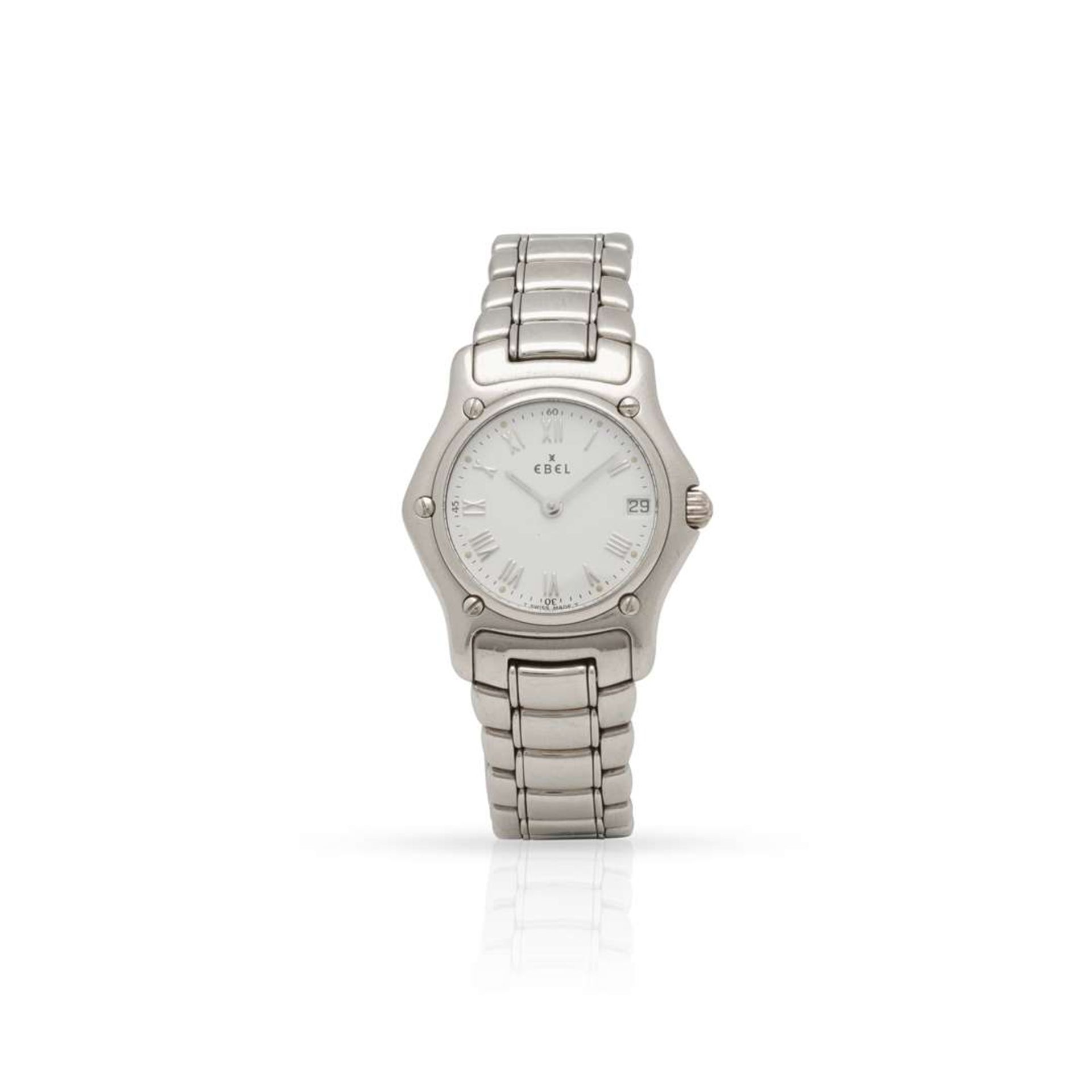 Ebel. A fine, elegant and unusual Ladies platinum quartz bracelet watch