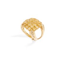 Gavello: A citrine and diamond dress ring