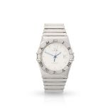 Omega. A stainless steel quartz bracelet watch
