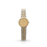 Omega. A Ladies two-tone quartz bracelet watch