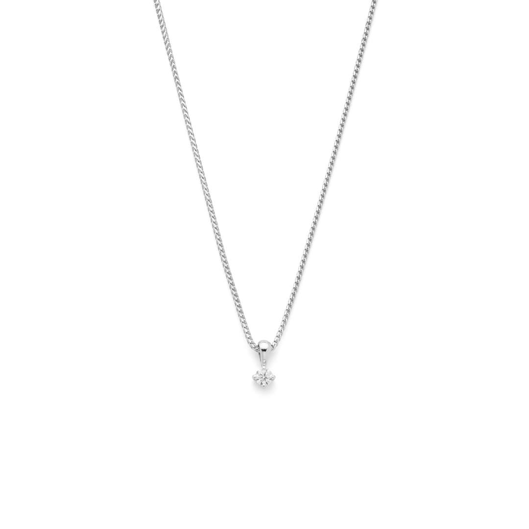 A diamond pendant