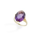 Tiffany & Co: An Amethyst cocktail ring